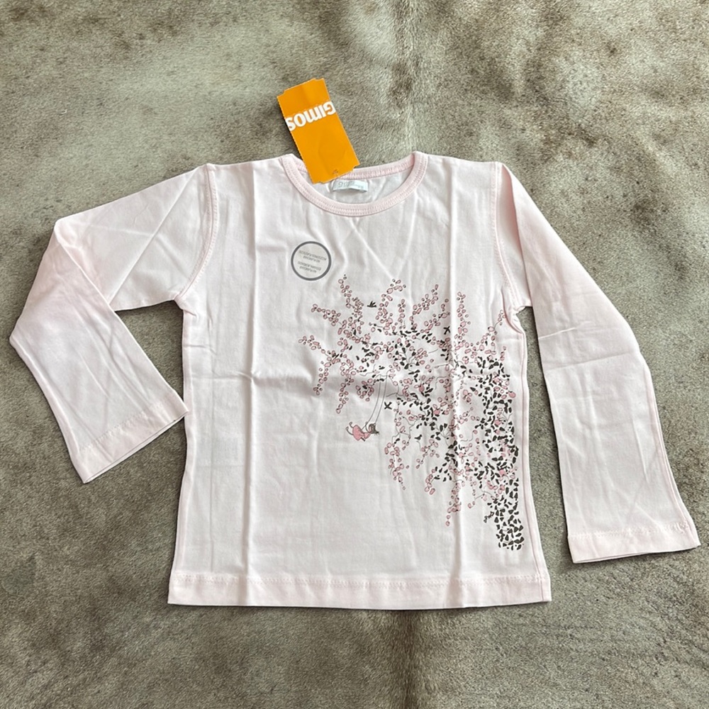 NWT Girl’s GIMOS Long Sleeve 100% Cotton Shirt Made in Argentina